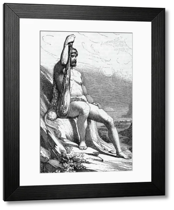 Framed Print : Hercules or Heracles. Hero of classical mythology Framed Print : Hercules or Heracles. Hero of classical mythology