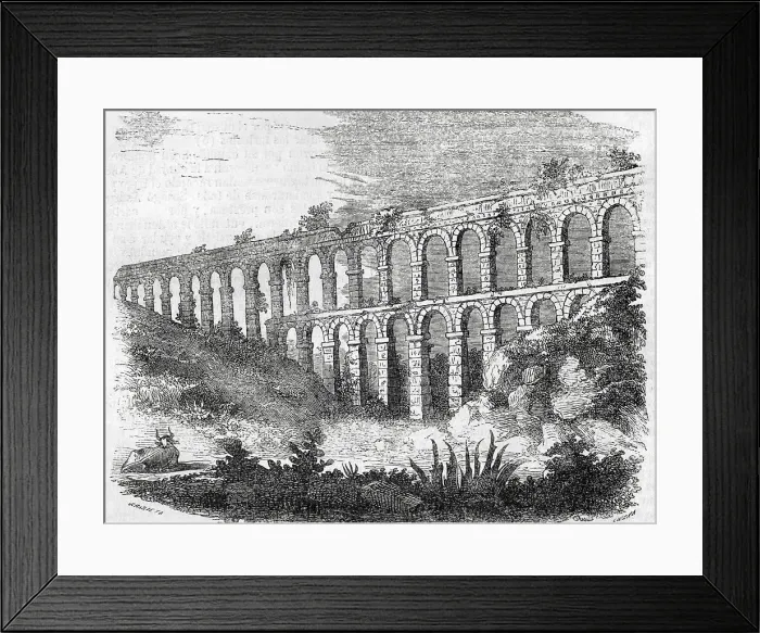 Framed Print : Spain, Catalonia. Aqueduct of Tarragona Framed Print : Spain, Catalonia. Aqueduct of Tarragona