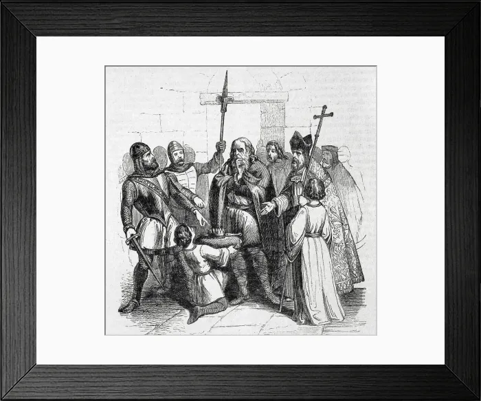 Framed Print : Wamba (c.630-688). Visigoth king of Hispania (672-680) Framed Print : Wamba (c.630-688). Visigoth king of Hispania (672-680)