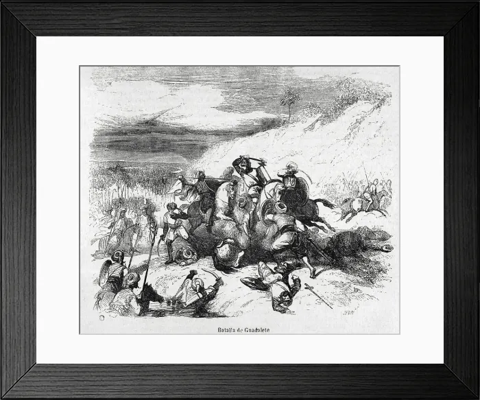Framed Print : Battle of Guadalete (July 19-26, 711) Framed Print : Battle of Guadalete (July 19-26, 711)