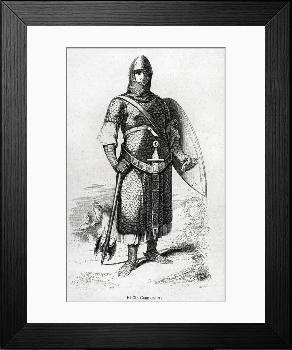 Framed Print : Rodrigo Diaz de Vivar, known as El Cid Campeador Framed Print : Rodrigo Diaz de Vivar, known as El Cid Campeador