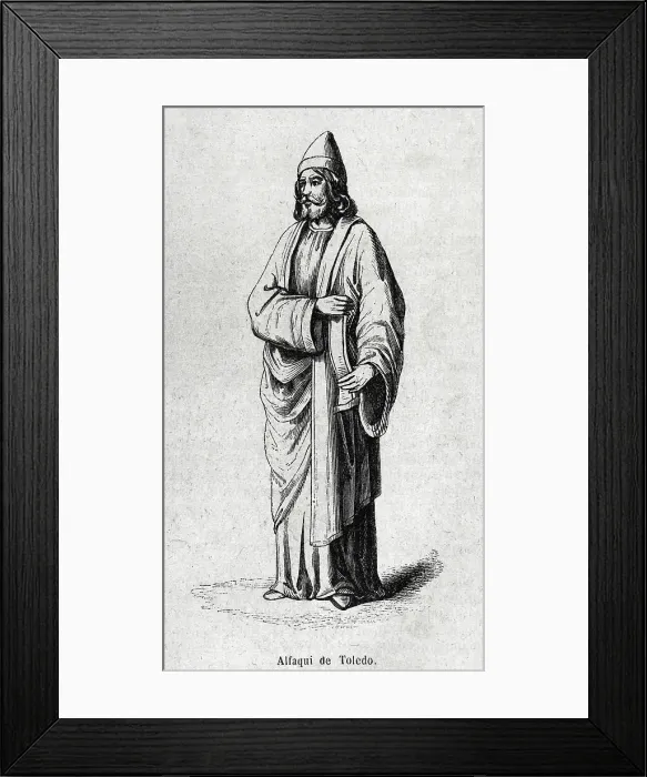 Framed Print : History of Spain. Al Andalus. Faqih from Toledo Framed Print : History of Spain. Al Andalus. Faqih from Toledo