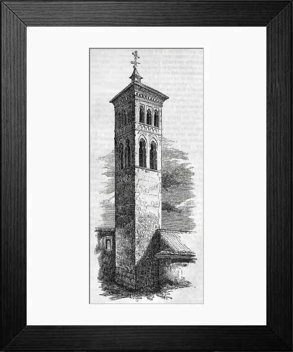 Framed Print : Spain. Toledo. Tower of the Church of San Roman Framed Print : Spain. Toledo. Tower of the Church of San Roman