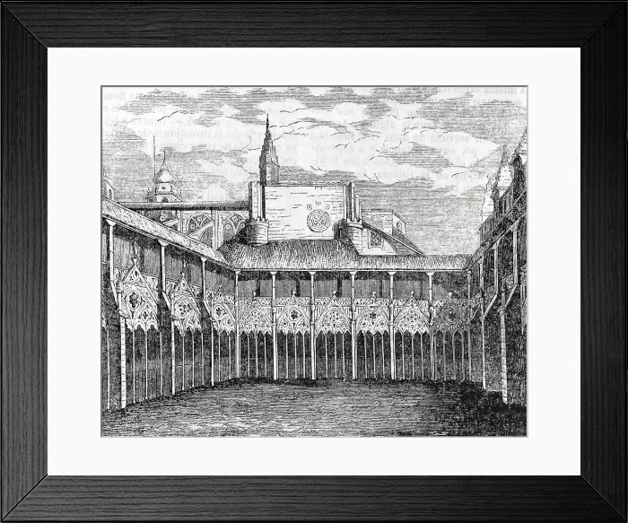 Framed Print : Spain. Navarre. Cloisters of the Cathedral of Pamplona Framed Print : Spain. Navarre. Cloisters of the Cathedral of Pamplona
