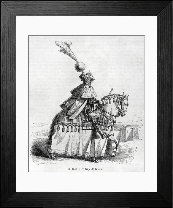 Framed Print : John II of Castile (1405-1454). King of Castile Framed Print : John II of Castile (1405-1454). King of Castile