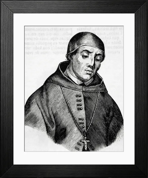 Framed Print : Alonso Tostado - Spanish theologian, and bishop of Avila Framed Print : Alonso Tostado - Spanish theologian, and bishop of Avila
