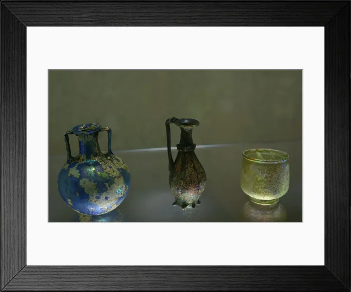 Framed Print : Roman glasses Framed Print : Roman glasses