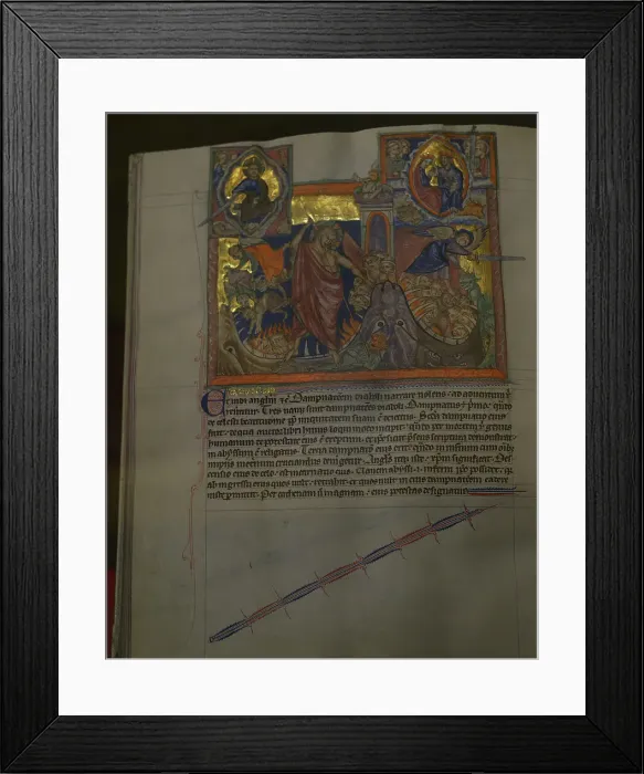 Framed Print : Apocalypse. England, c. 1265-1275. Manuscript Framed Print : Apocalypse. England, c. 1265-1275. Manuscript