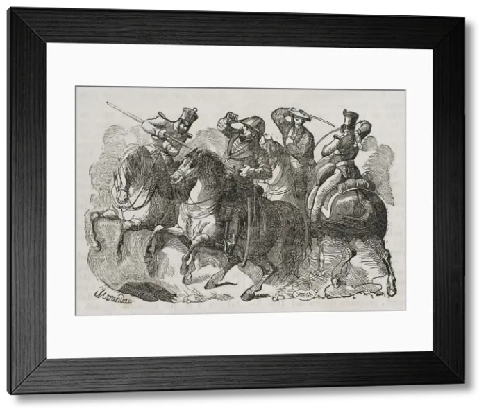 Framed Print : First Carlist War (1833-1840) Framed Print : First Carlist War (1833-1840)