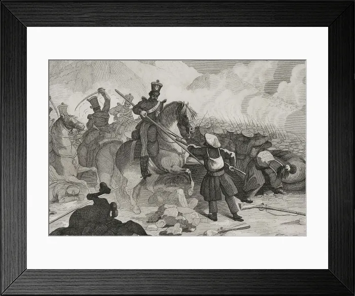 Framed Print : Spain. First Carlist War (1833-1840). Northern Front Framed Print : Spain. First Carlist War (1833-1840). Northern Front