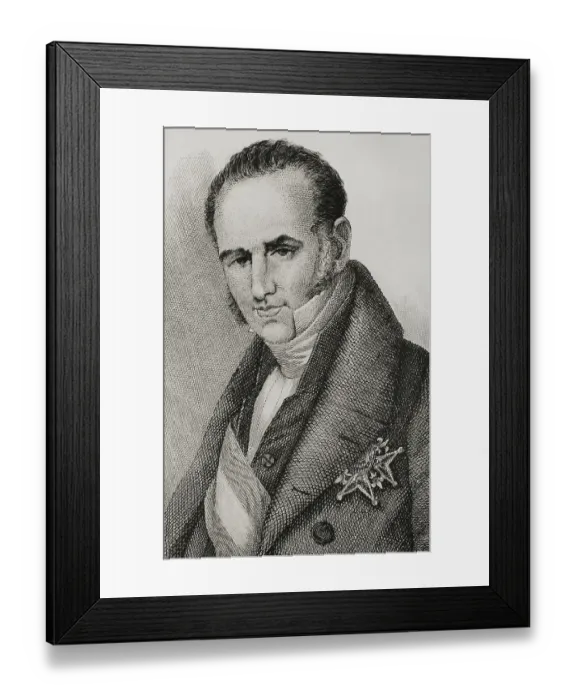 Framed Print : Juan Bautista Erro y Azpiroz (1773-1854) Spanish philologist Framed Print : Juan Bautista Erro y Azpiroz (1773-1854) Spanish philologist