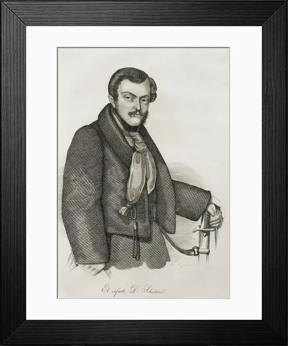 Framed Print : Sebastian Gabriel of Bourbon and Braganza (1811-1875) Framed Print : Sebastian Gabriel of Bourbon and Braganza (1811-1875)