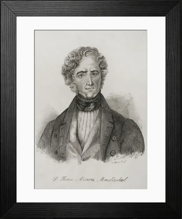Framed Print : Juan Alvarez de Mendizabal (1790-1853). Spanish politician Framed Print : Juan Alvarez de Mendizabal (1790-1853). Spanish politician