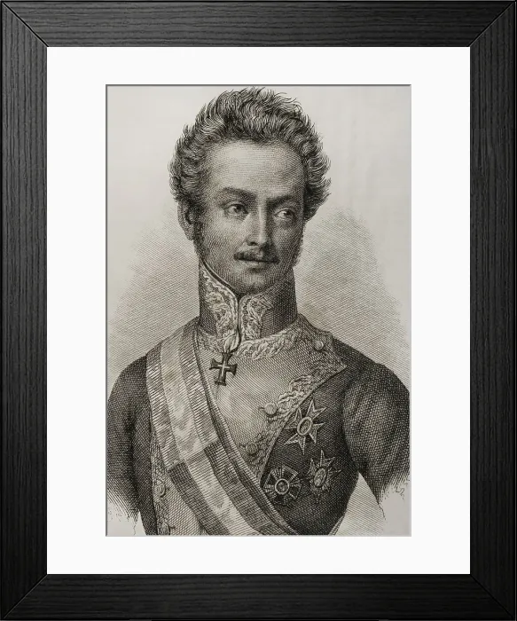 Framed Print : Luis Fernandez de Cordoba y Valcarcel (1798-1840) Framed Print : Luis Fernandez de Cordoba y Valcarcel (1798-1840)