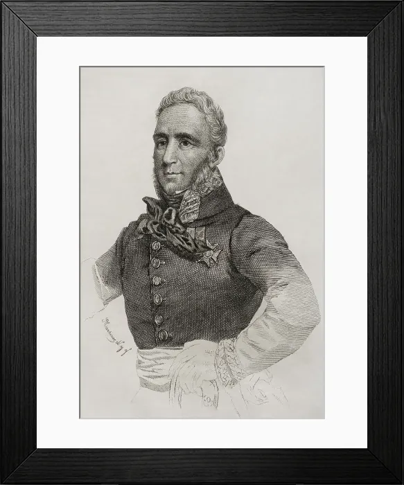 Framed Print : Francisco Espoz y Mina (1781-1836). Spanish military Framed Print : Francisco Espoz y Mina (1781-1836). Spanish military