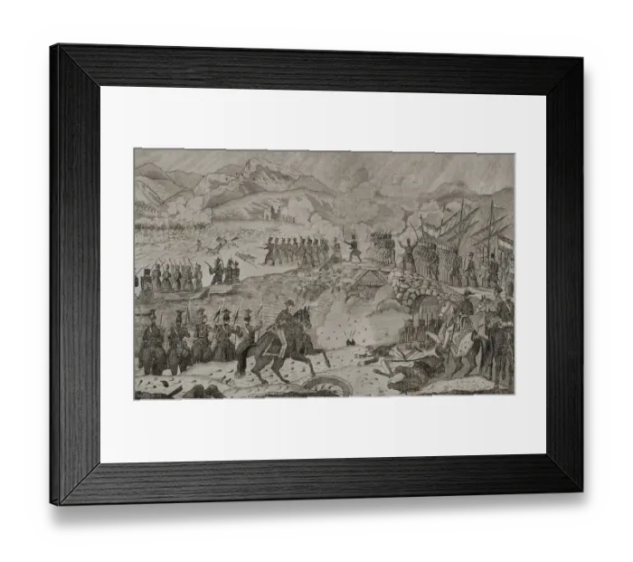 Framed Print : First Carlist War (1833-1840). Third Siege of Bilbao Framed Print : First Carlist War (1833-1840). Third Siege of Bilbao