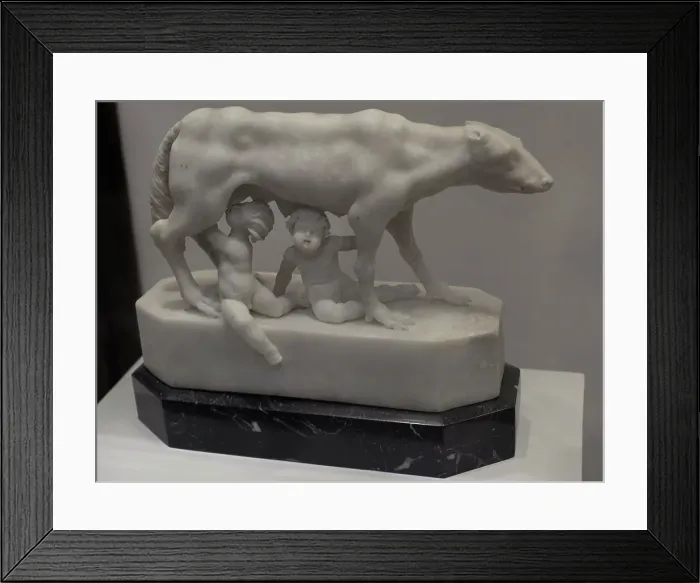 Framed Print : Sculpture of the founders of Rome, Romulus and Remus Framed Print : Sculpture of the founders of Rome, Romulus and Remus