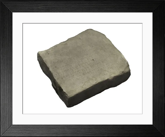 Framed Print : Punic commemorative inscription Framed Print : Punic commemorative inscription