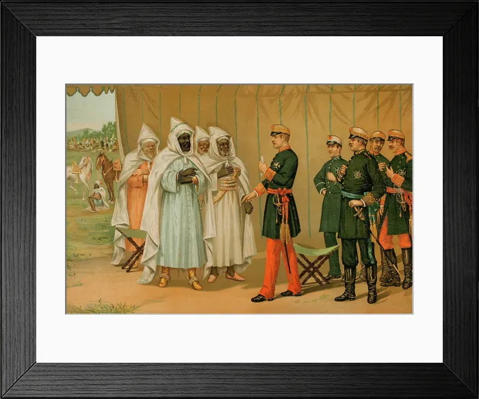 Framed Print : Hispano-Moroccan War (1859-1860). General O'Donnell Framed Print : Hispano-Moroccan War (1859-1860). General O'Donnell
