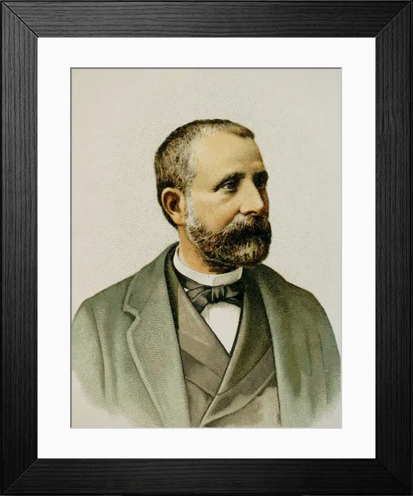 Framed Print : Gaspar Nunez de Arce (1832-1903). Spanish poet Framed Print : Gaspar Nunez de Arce (1832-1903). Spanish poet