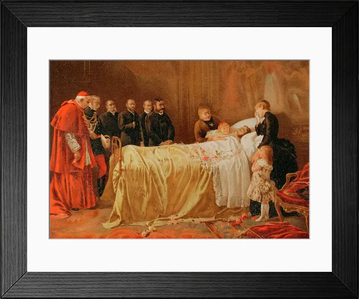 Framed Print : King of Spain, Alfonso XII dies of Tuberculosis Framed Print : King of Spain, Alfonso XII dies of Tuberculosis