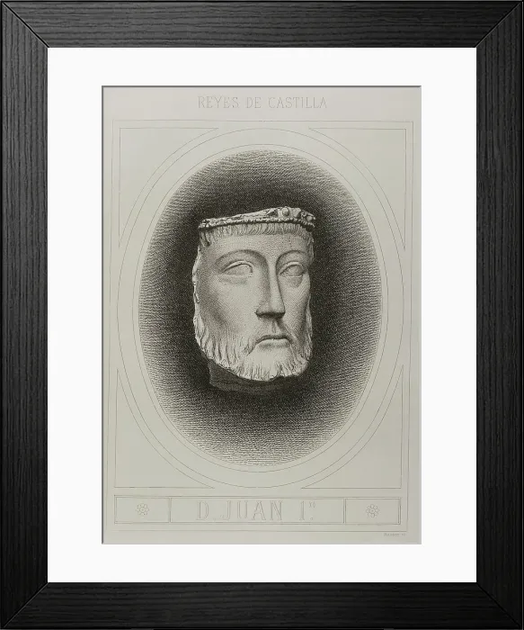 Framed Print : John I of Castile (1358-1390). King of Castile Framed Print : John I of Castile (1358-1390). King of Castile
