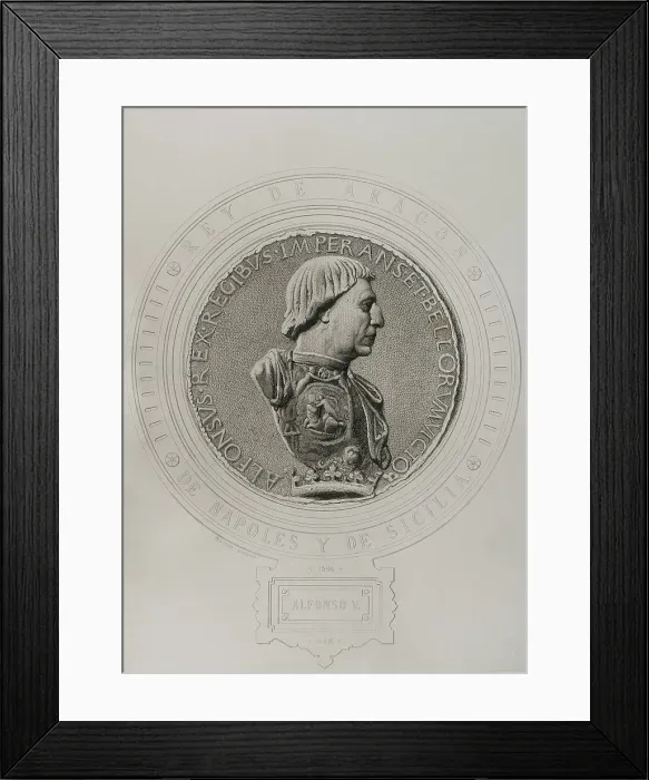 Framed Print : Alfonso V the Magnanimous (1396-1458) Framed Print : Alfonso V the Magnanimous (1396-1458)