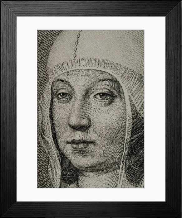 Framed Print : Isabella I (1451-1504). Queen of Castile (1474-1504) Framed Print : Isabella I (1451-1504). Queen of Castile (1474-1504)
