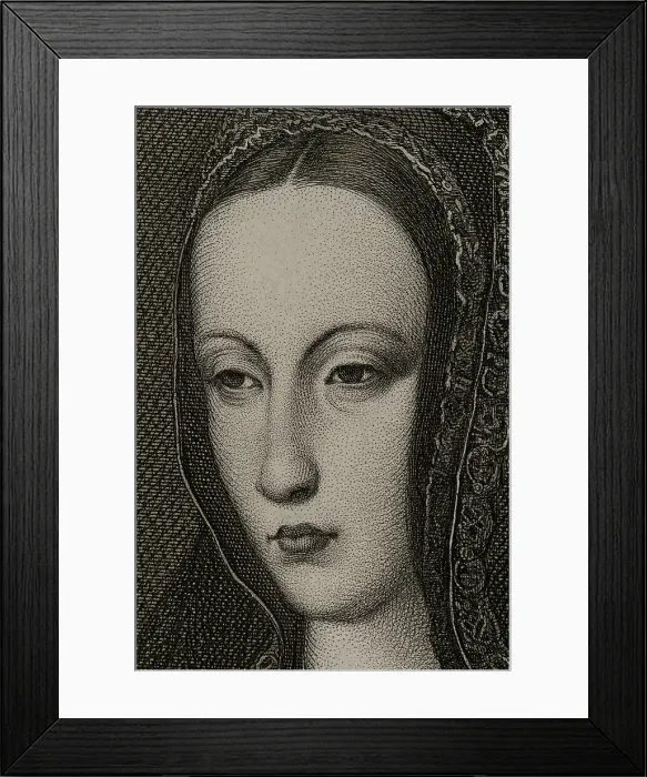 Framed Print : Joanna of Castile (known as Joanna the Mad) (1479-1555) Framed Print : Joanna of Castile (known as Joanna the Mad) (1479-1555)