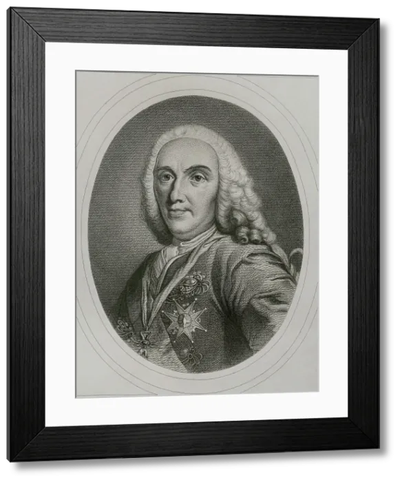 Framed Print : Philip V (1683-1746). King of Spain (1700-1746). Portrait Framed Print : Philip V (1683-1746). King of Spain (1700-1746). Portrait