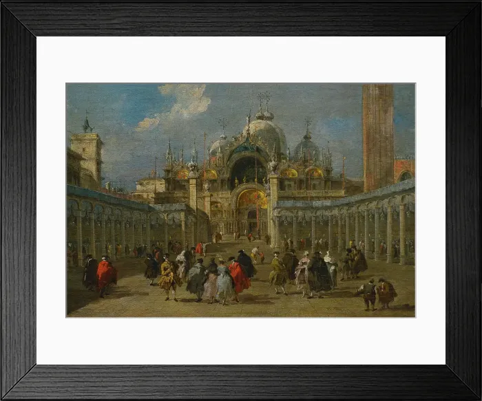Framed Print : The Feast of the Ascension in St Mark's Square, circa 1775 Framed Print : The Feast of the Ascension in St Mark's Square, circa 1775