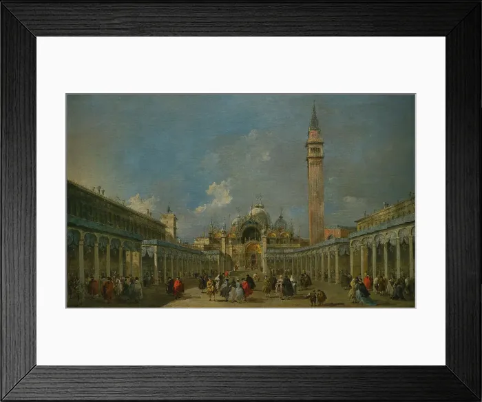 Framed Print : The Feast of the Ascension in St Mark's Square, circa 1775 Framed Print : The Feast of the Ascension in St Mark's Square, circa 1775