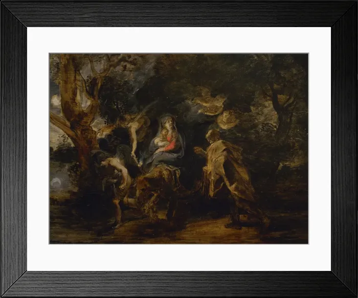 Framed Print : Flight into Egypt, circa 1630-1632, by Peter Paul Rubens Framed Print : Flight into Egypt, circa 1630-1632, by Peter Paul Rubens