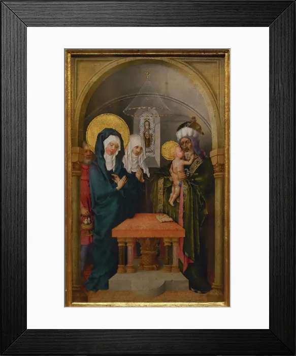 Framed Print : The Presentation in the Temple (front panel), 1447 Framed Print : The Presentation in the Temple (front panel), 1447