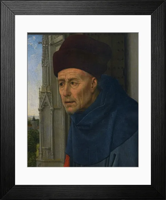 Framed Print : Bust of Saint Joseph by Rogier van der Weyden Framed Print : Bust of Saint Joseph by Rogier van der Weyden