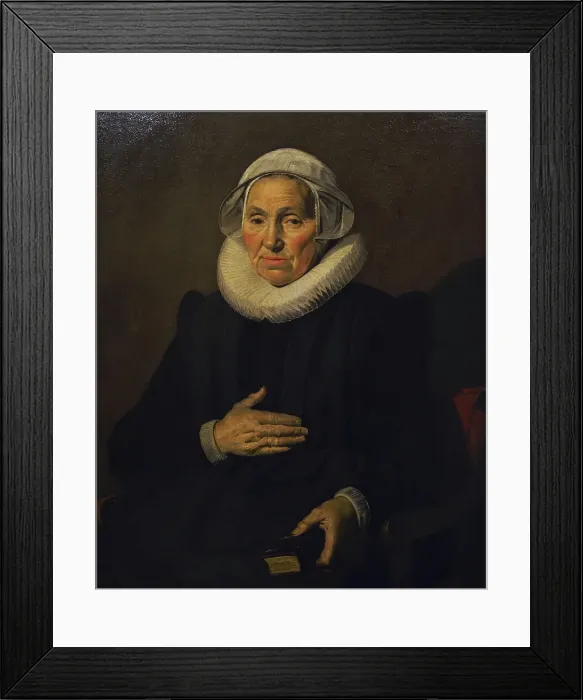 Framed Print : Portrait of Sara Andriesdr. Hessix, circa 1626 by Frans Hals Framed Print : Portrait of Sara Andriesdr. Hessix, circa 1626 by Frans Hals