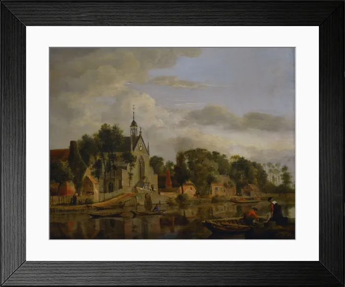 Framed Print : Dutch Landscape, second half of the 17th century Framed Print : Dutch Landscape, second half of the 17th century
