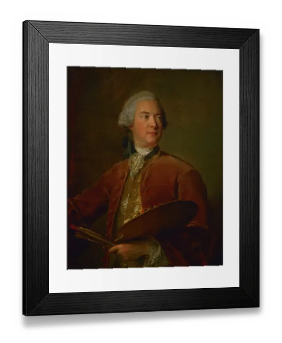 Framed Print : Jean Louis Tocque (1696-1772). Portrait by Nattier Framed Print : Jean Louis Tocque (1696-1772). Portrait by Nattier