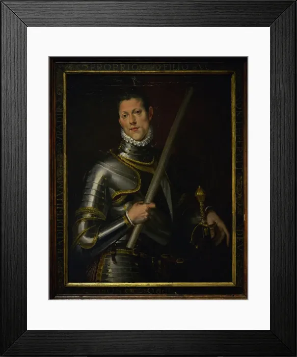 Framed Print : A young general, circa 1575, by Bartolomeo Passerotti Framed Print : A young general, circa 1575, by Bartolomeo Passerotti