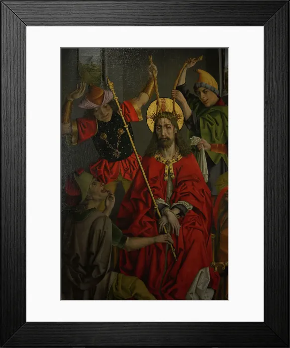 Framed Print : Crowning with Thorns and Mockery - Master of the Sisla Framed Print : Crowning with Thorns and Mockery - Master of the Sisla