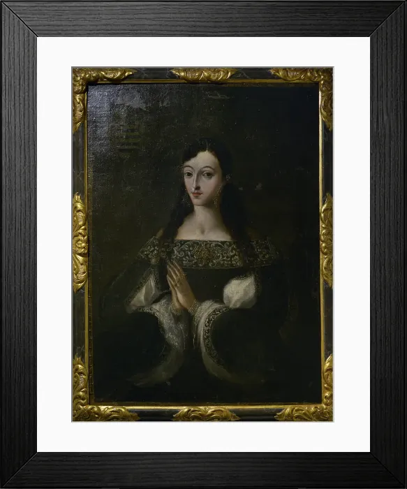 Framed Print : Portrait of Dona Isabel, wife of captain Barrios Framed Print : Portrait of Dona Isabel, wife of captain Barrios