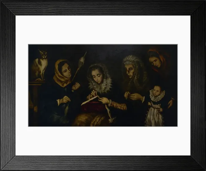 Framed Print : El Greco's family, by Jeronimo Seisdedos Lopez (1889-1958) Framed Print : El Greco's family, by Jeronimo Seisdedos Lopez (1889-1958)