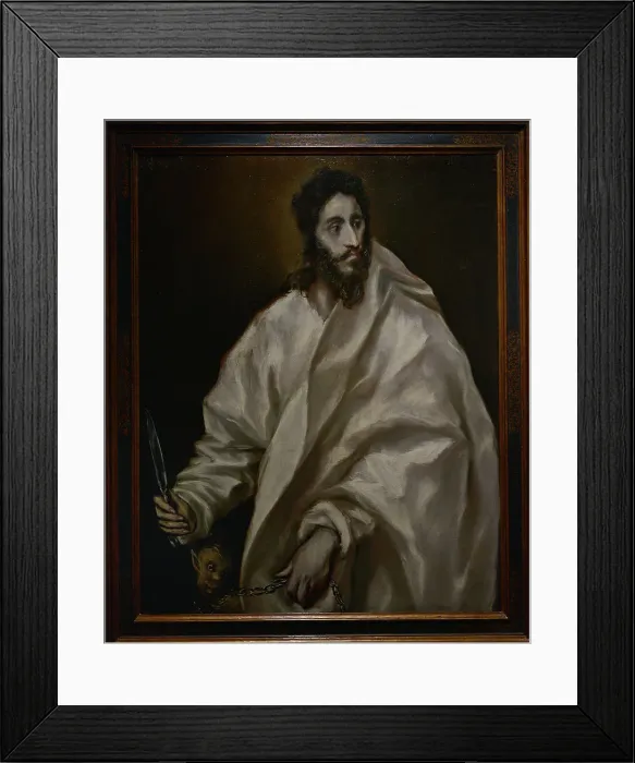 Framed Print : Saint Bartholomew, by El Greco (1541-1614), circa 1608-1614 Framed Print : Saint Bartholomew, by El Greco (1541-1614), circa 1608-1614