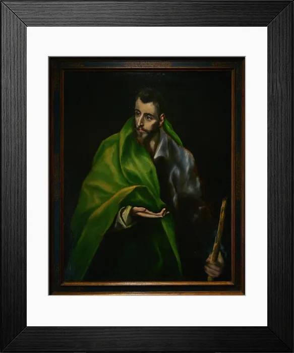 Framed Print : Saint James the Greater. Portrait by El Greco Framed Print : Saint James the Greater. Portrait by El Greco
