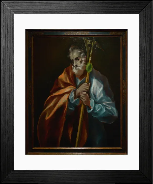 Framed Print : Saint Jude Thaddeus, by El Greco (1541-1614) Framed Print : Saint Jude Thaddeus, by El Greco (1541-1614)
