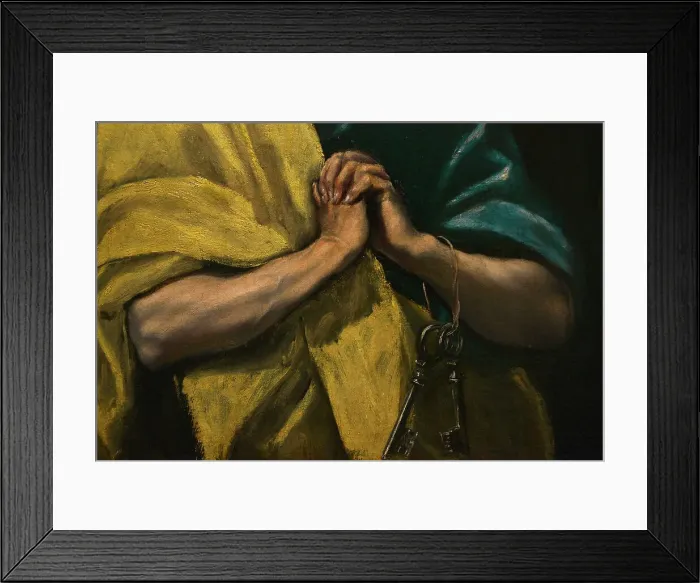 Framed Print : The tears of Saint Peter, circa 1587-1596, by El Greco Framed Print : The tears of Saint Peter, circa 1587-1596, by El Greco