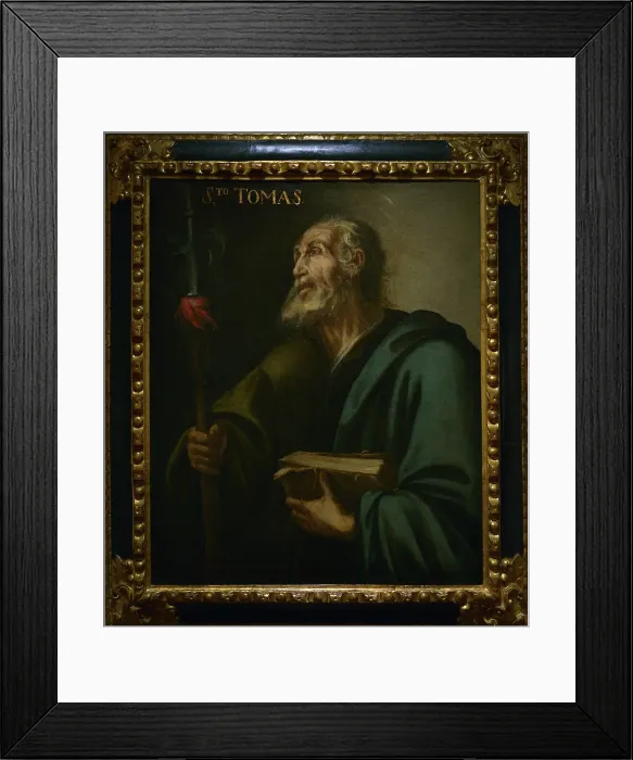 Framed Print : Saint Jude Thaddeus - attributed to Juan de Valdes Leal Framed Print : Saint Jude Thaddeus - attributed to Juan de Valdes Leal