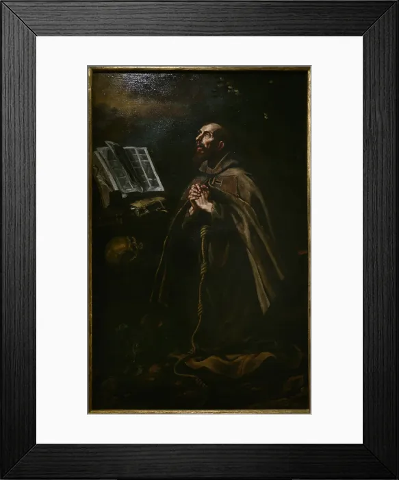 Framed Print : Saint Peter of Alcantara (1499-1562), by Luis Tristan Framed Print : Saint Peter of Alcantara (1499-1562), by Luis Tristan