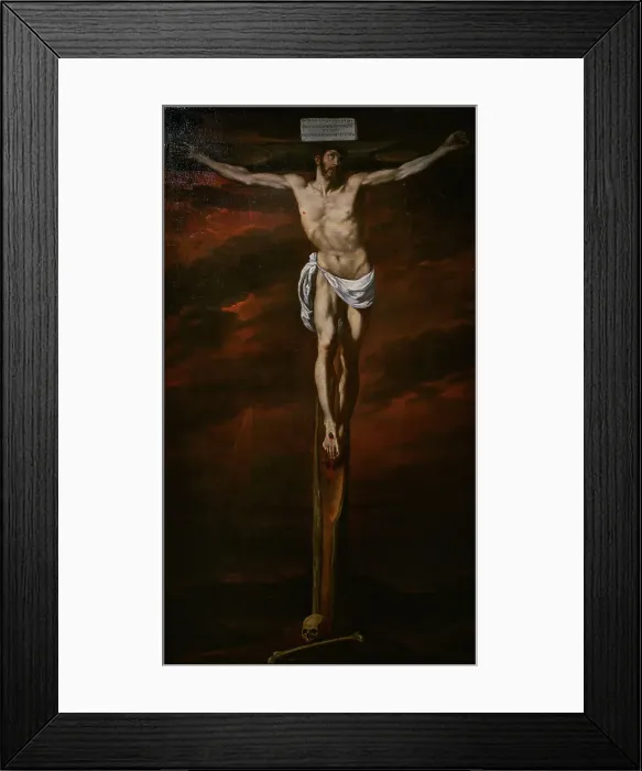 Framed Print : Christ Crucified, by Luis Tristan (1580-1624), ca.1620 Framed Print : Christ Crucified, by Luis Tristan (1580-1624), ca.1620