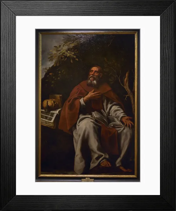 Framed Print : Saint Anthony Abbot (251-356), by Luis Tristan (1580-1624) Framed Print : Saint Anthony Abbot (251-356), by Luis Tristan (1580-1624)